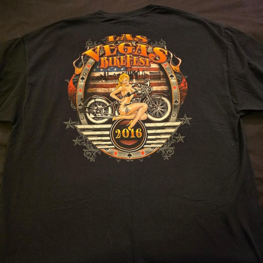 Pin Up Biker Tee - Las Vegas Bike Fest